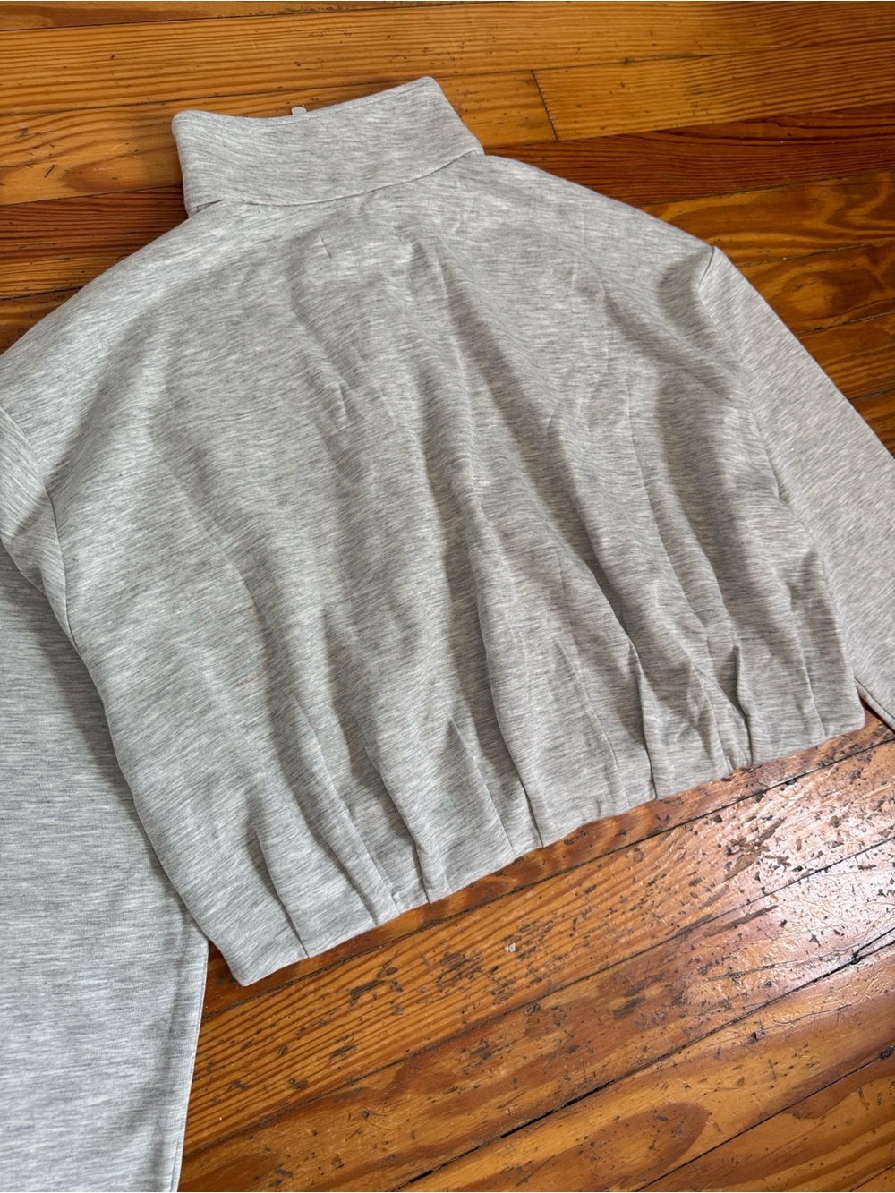 Daily Practice Neo Zip-Up Jacket Heather Grey - Picture 8 of 11